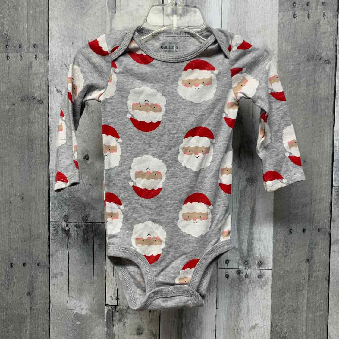 Size 9 Months Gray Graphic Just One You Bodysuit