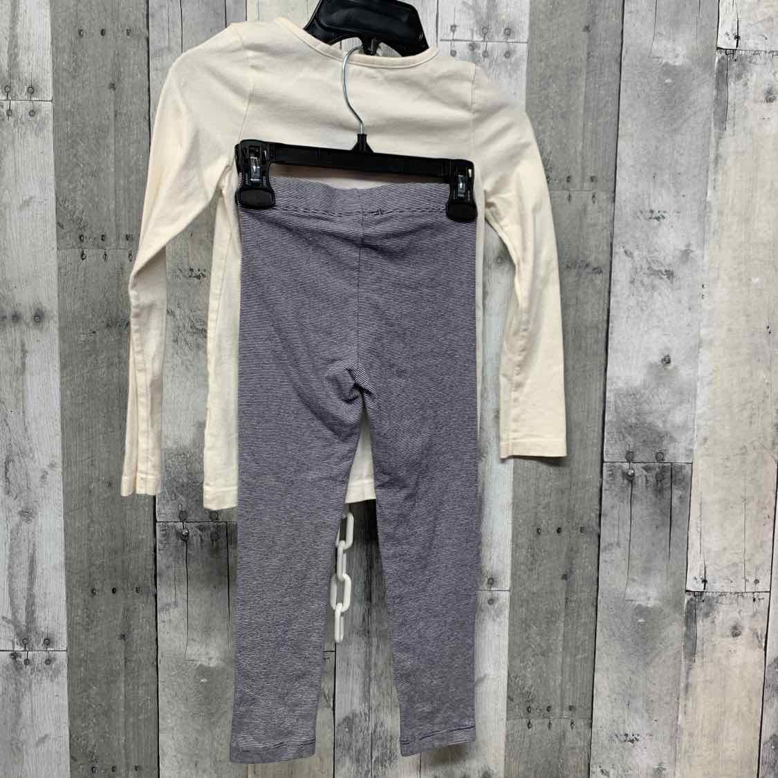 Size 5 Red/Gray Gymboree Shirt/Leggings