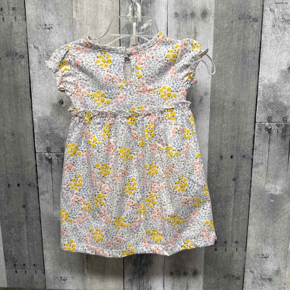 Size 12 Months Blue/Yellow Just One You 2pc Dress