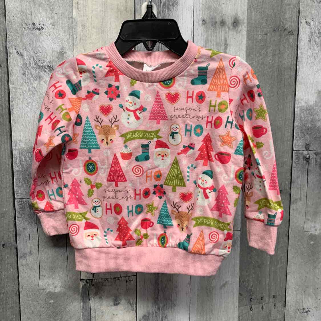 Size 12-18 Months Pink Print B Brand Long Sleeve Shirt