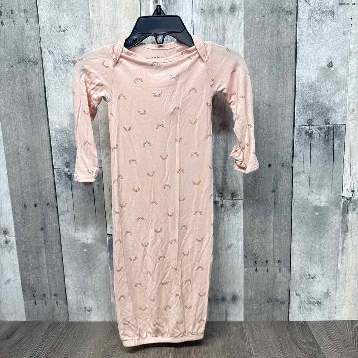 Size 3 Months Pink Print Bamboo Layette