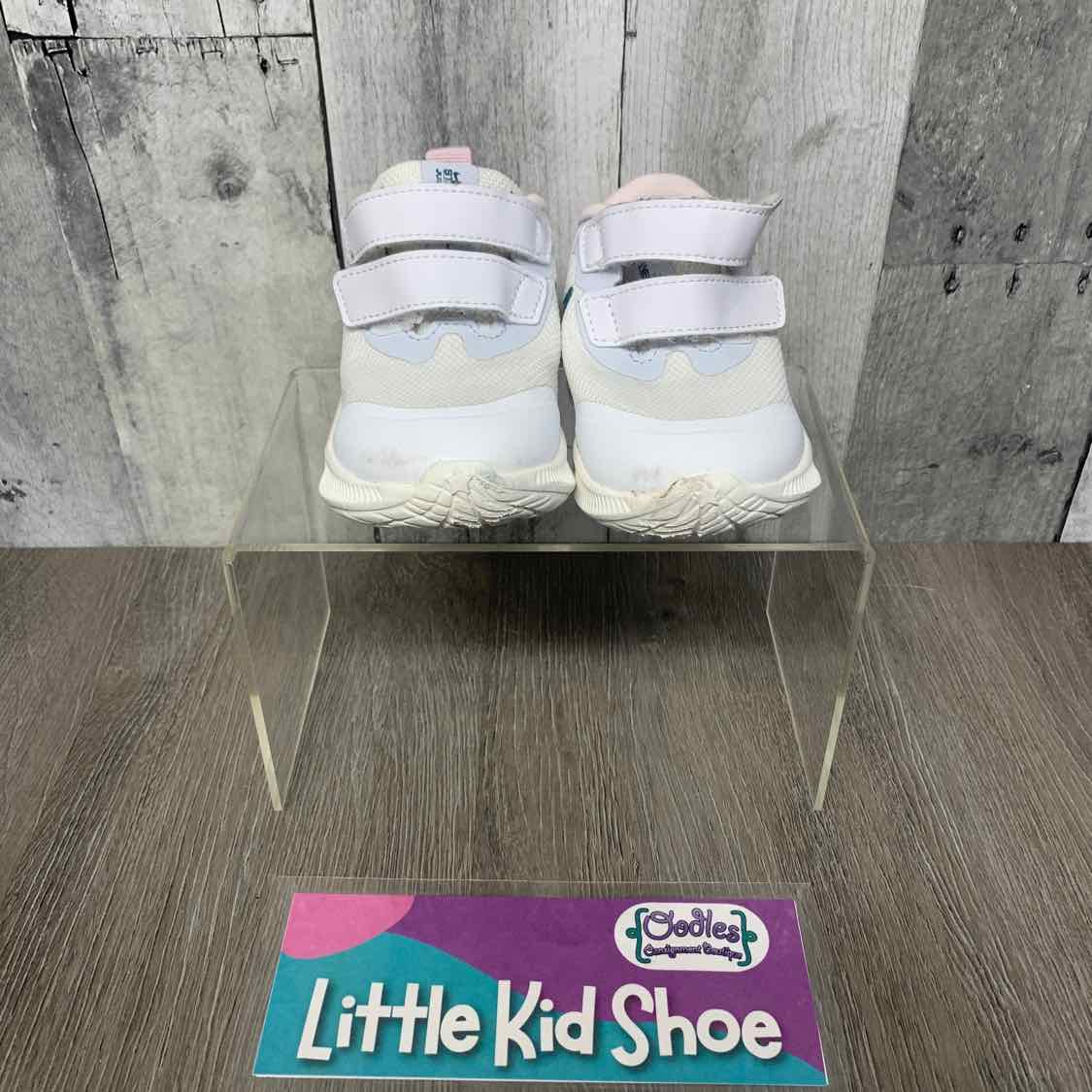Size 5 White/Pink Sport Brand Sneakers