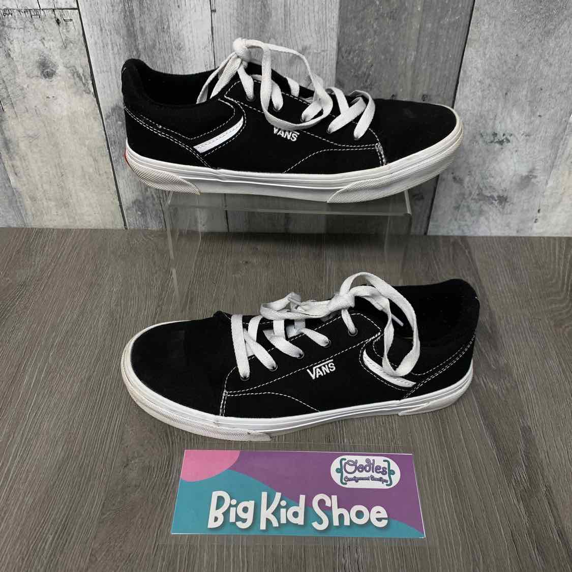 Size 7 Black/White Vans Sneakers