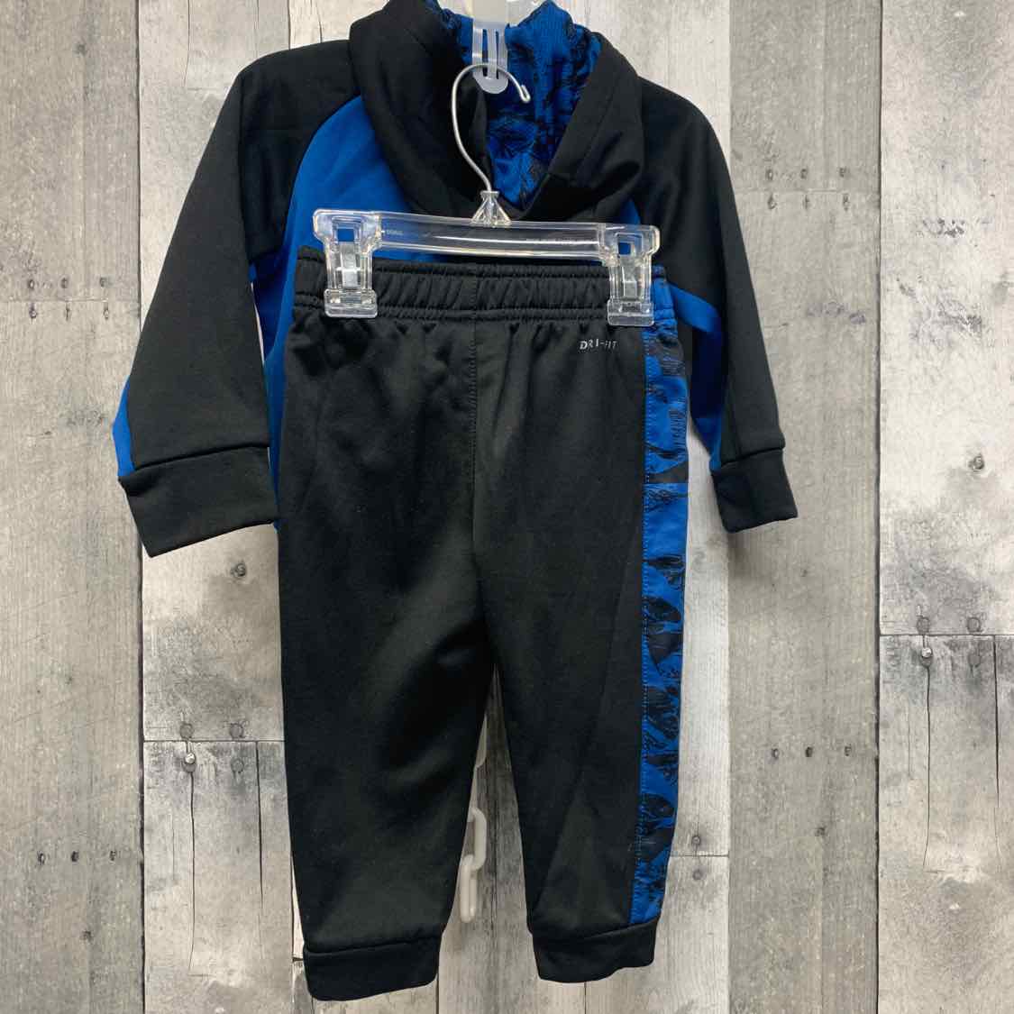 Size 18 Months Black/Blue Sport Brand Jacket/Pants