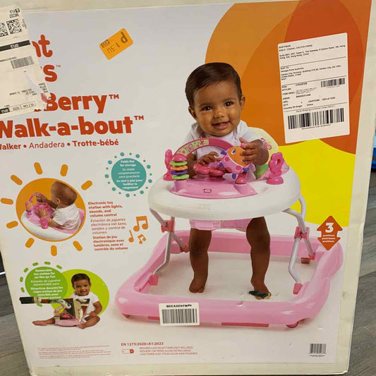 Bright Starts Pink Walker