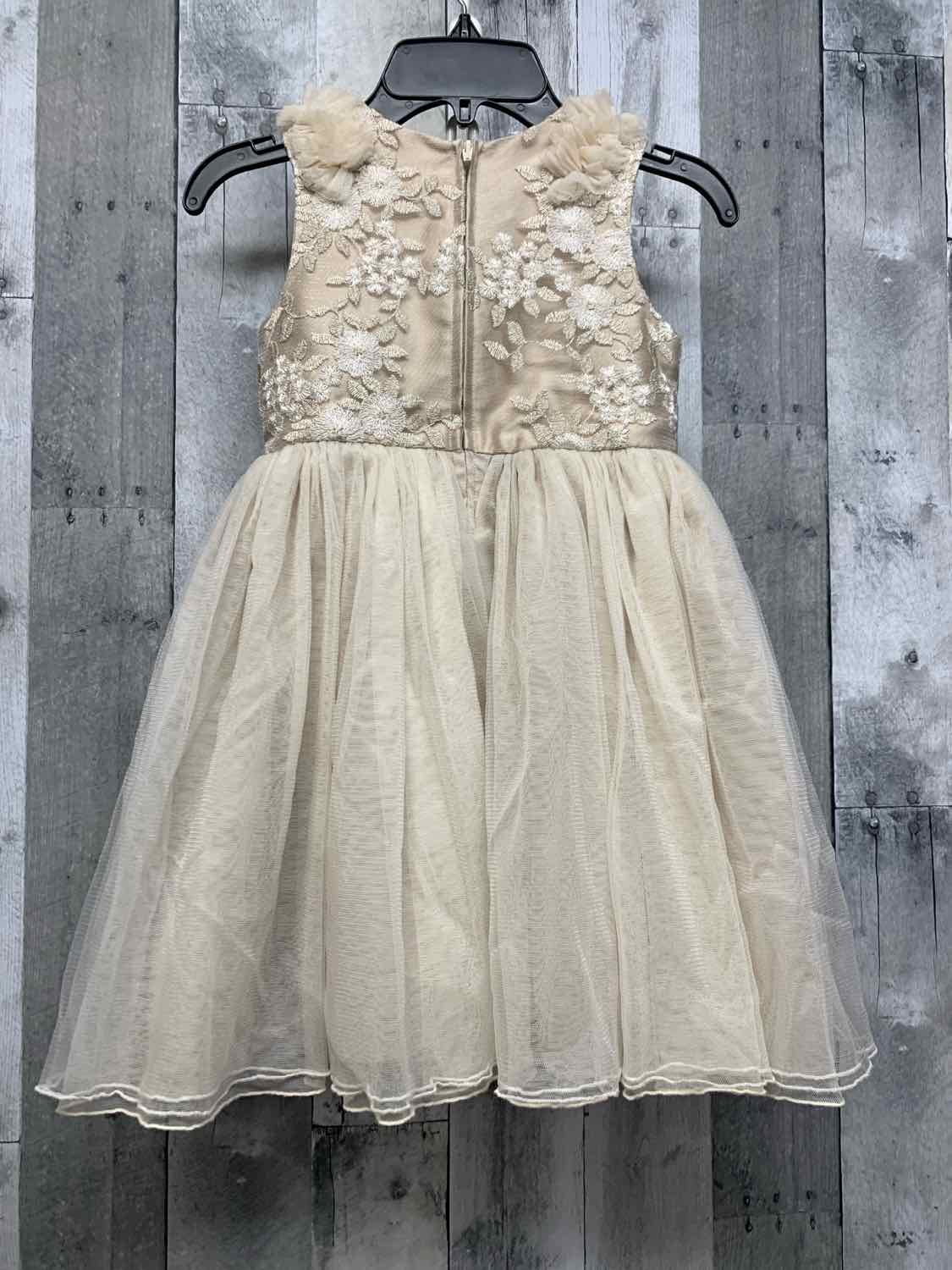 Size 6 Tan Bonnie Jean/Baby Dress - Party