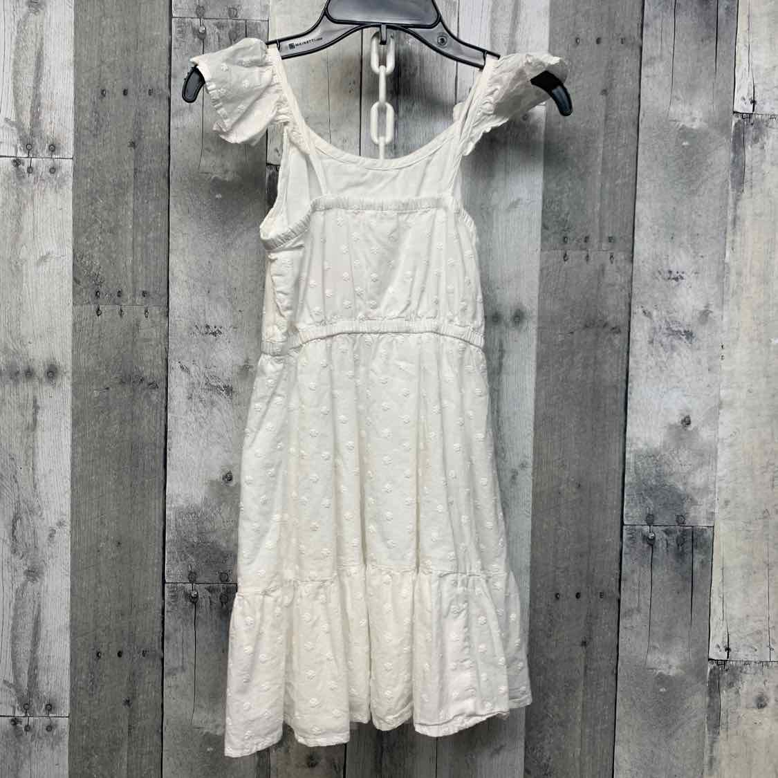 Size 6 White Jumping Beans Dress - OodlesCB