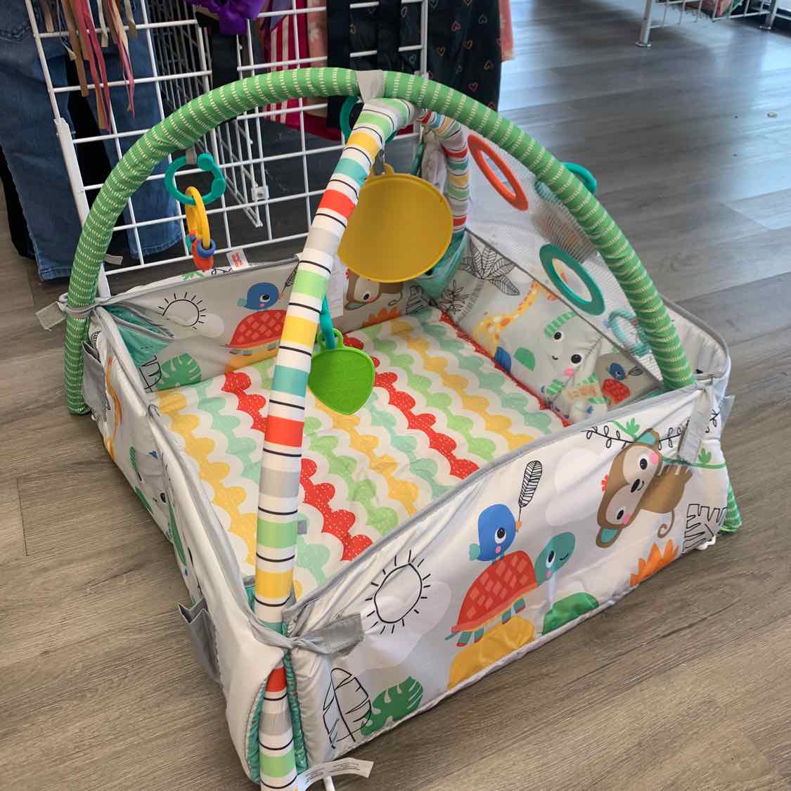 Bright Starts Gray/Green Floor Gym