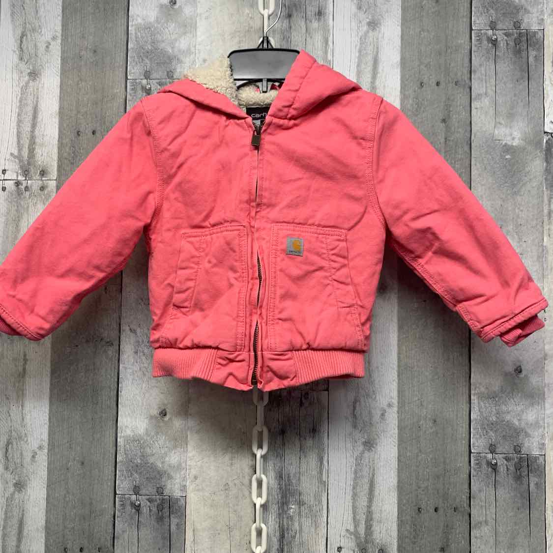 Size 3T Pink Carhartt Heavy Jacket
