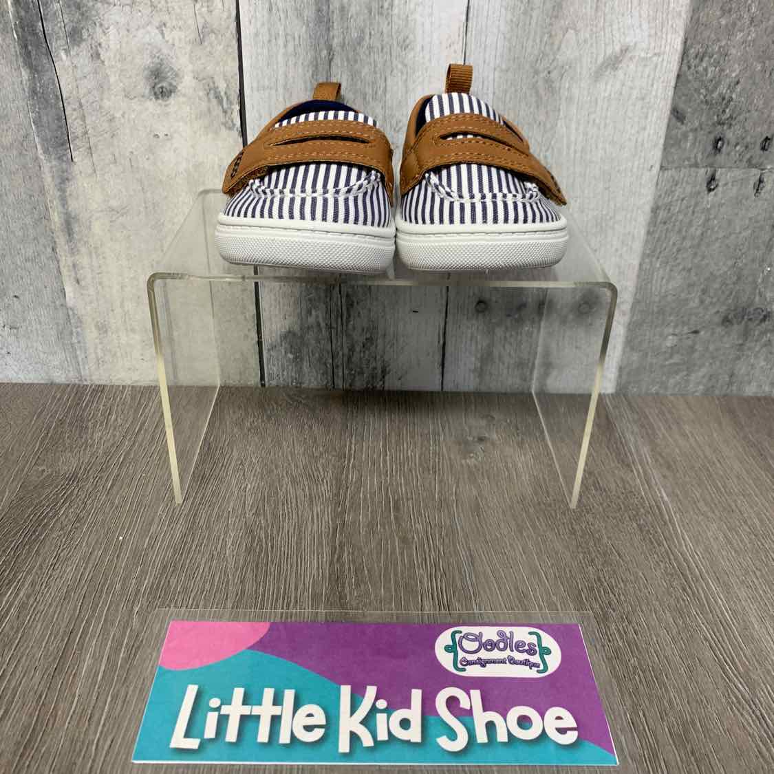 Size 2 Navy/Brown Carter's Loafers