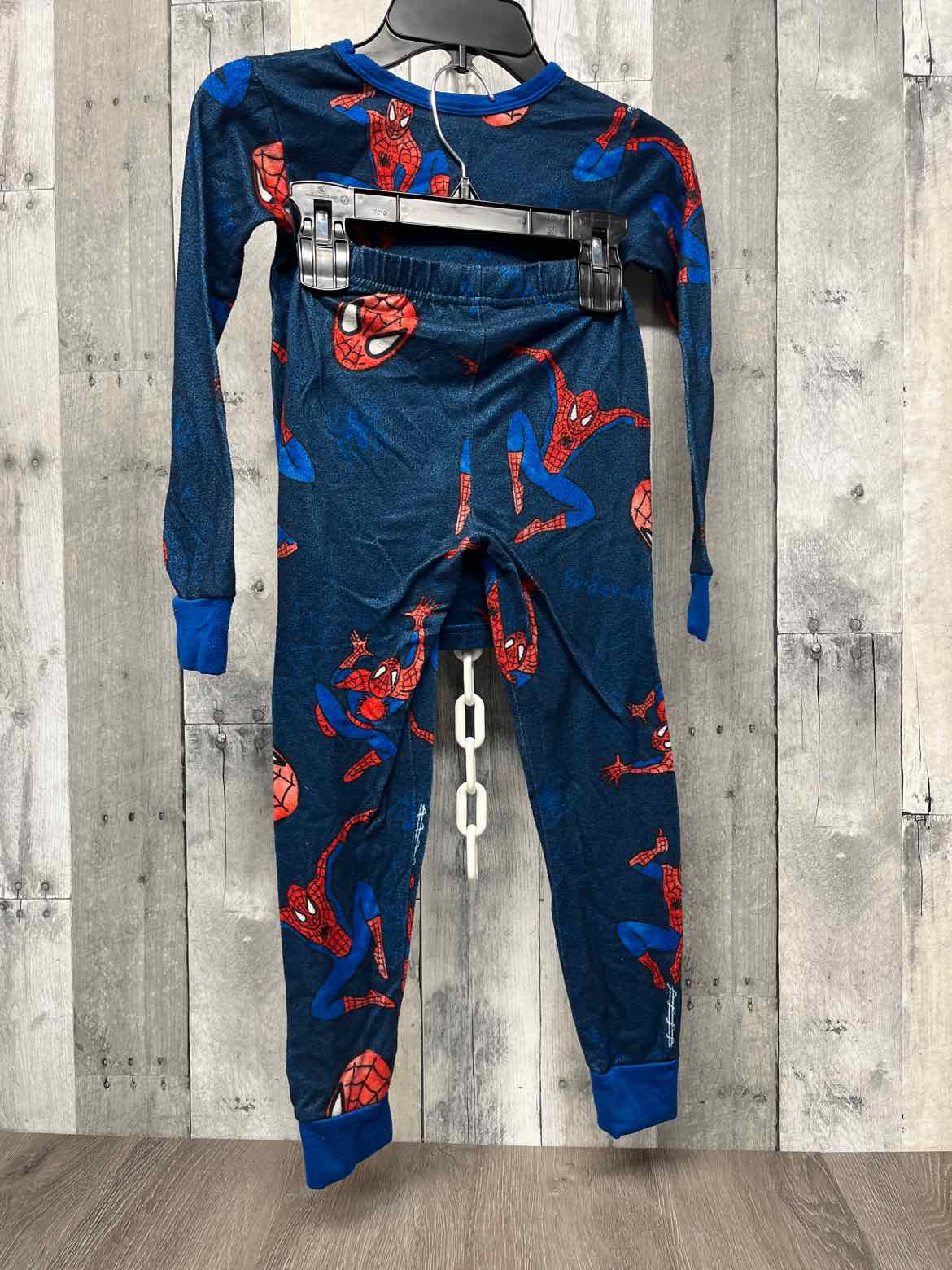 Size 6 Navy Graphic Spiderman 2pc PJs