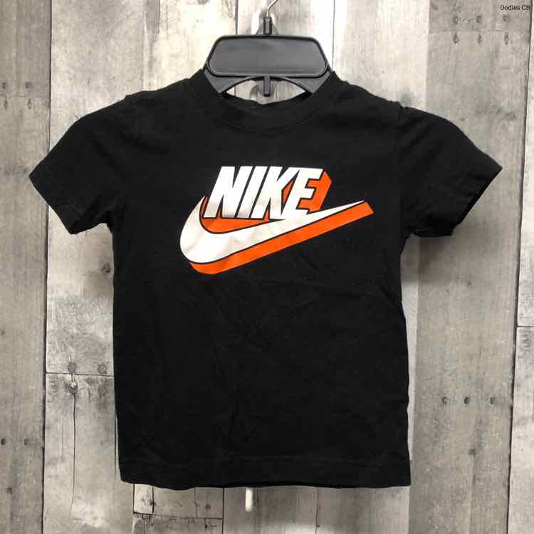 Size 4T Black/Orange Sport Brand T Shirt