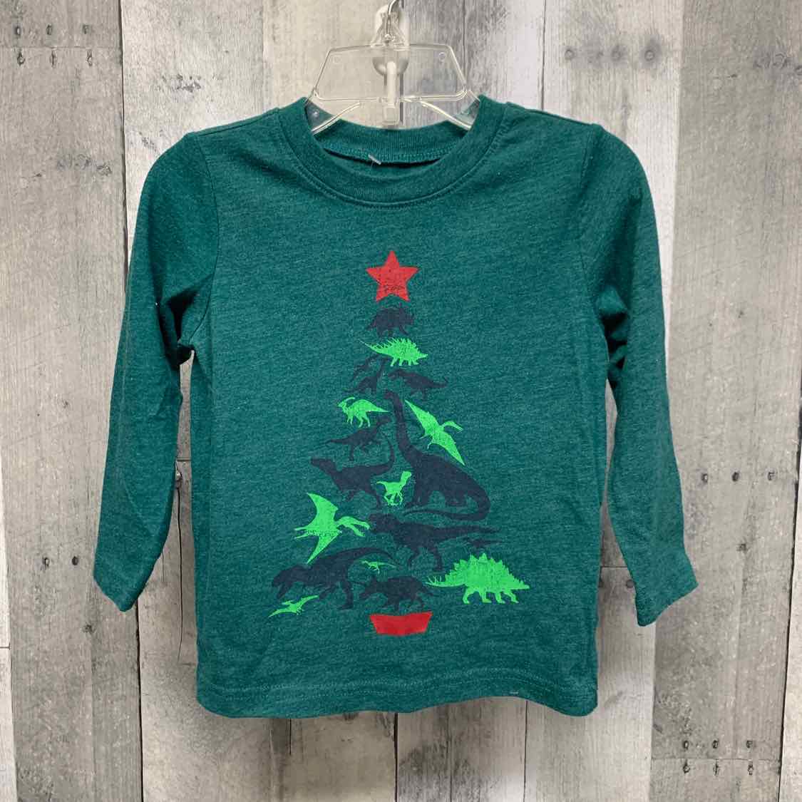 Size 24 Months Green Graphic Jumping Beans Long Sleeve Shirt