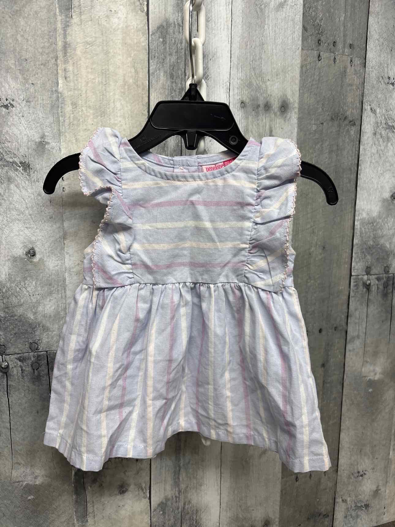 Size 6-9 Months Blue/Pink Penelope Mack Dress