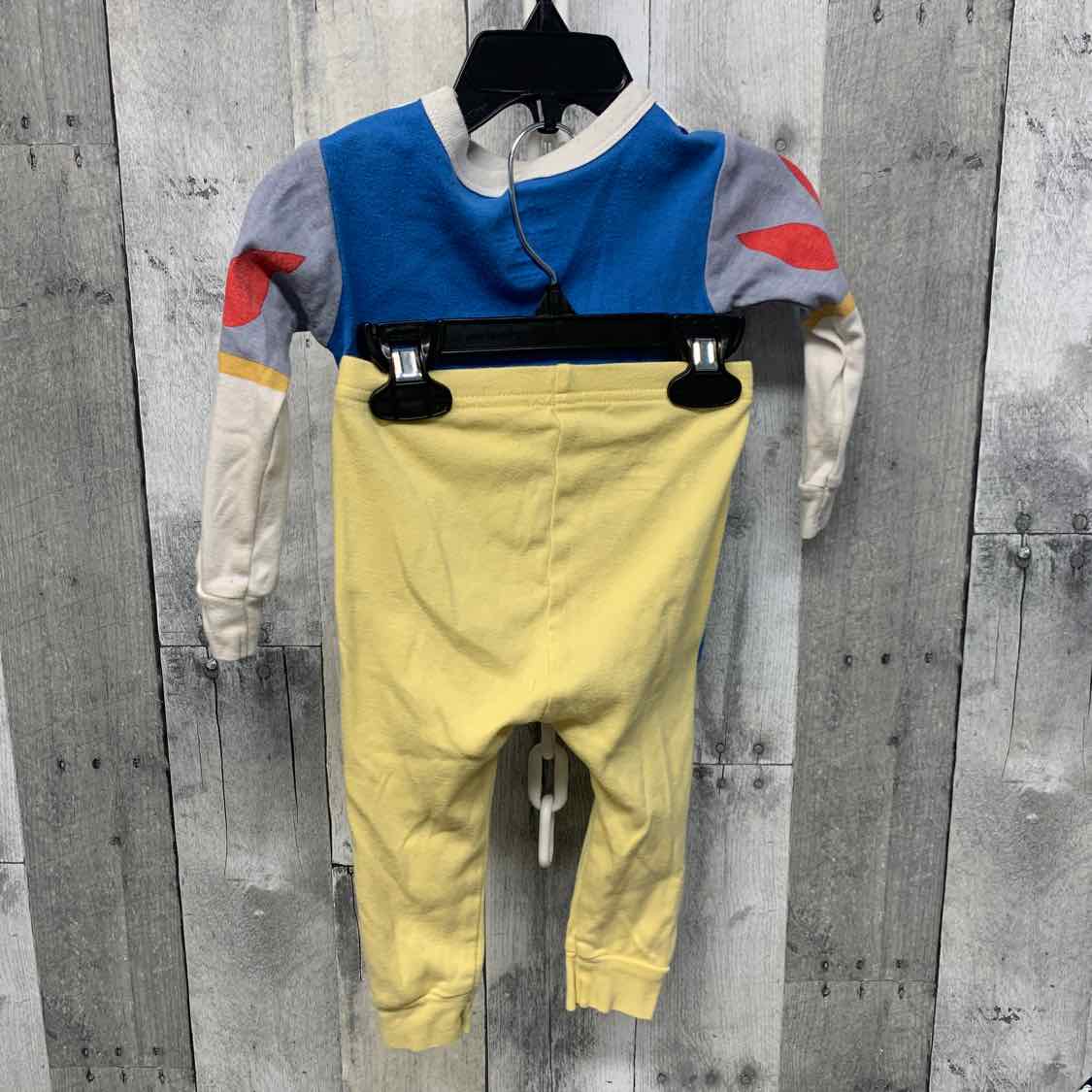 Size 12-18 Months Blue/Yellow Gap 2pc PJs