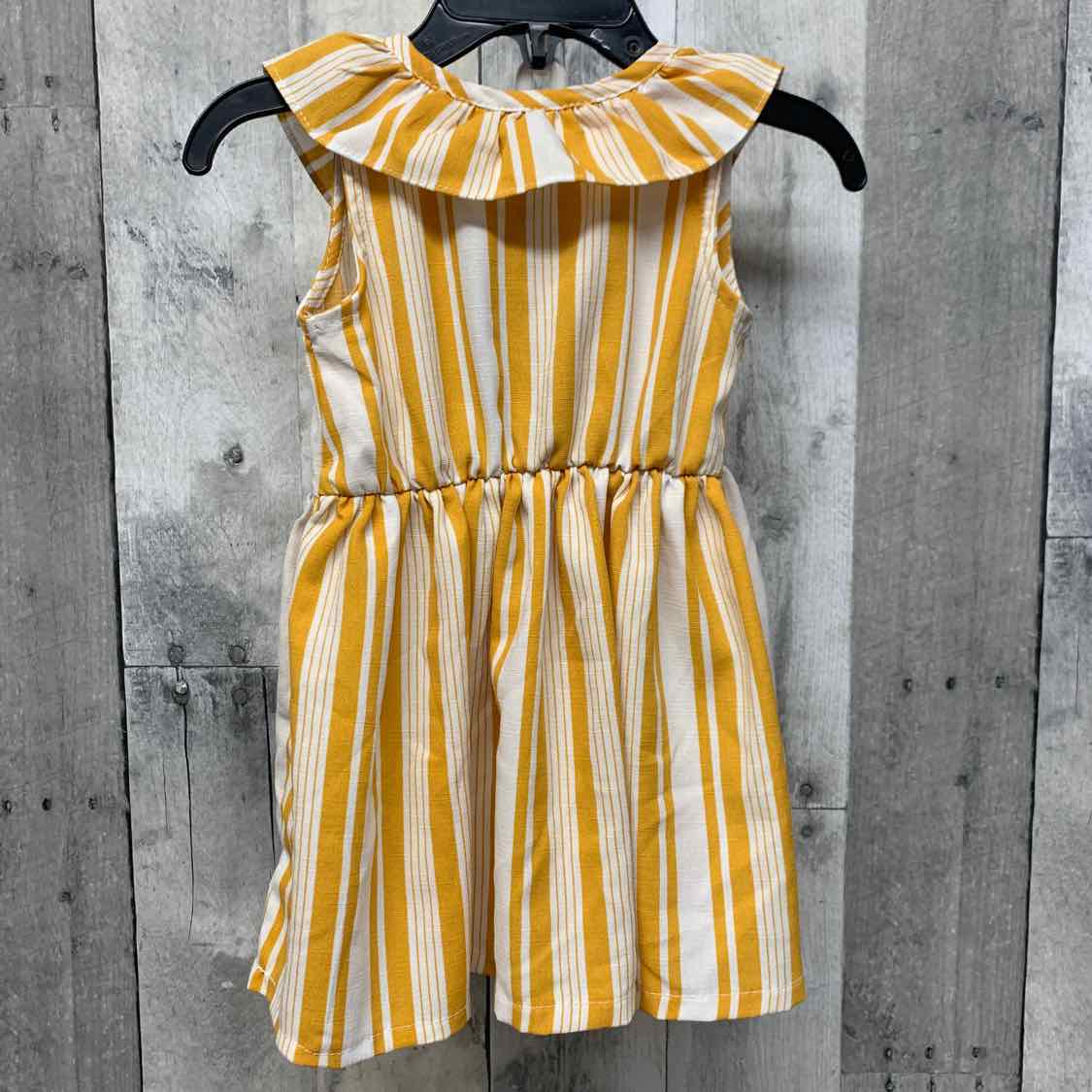 Size 12 Months Yellow/White Little Lass Dress