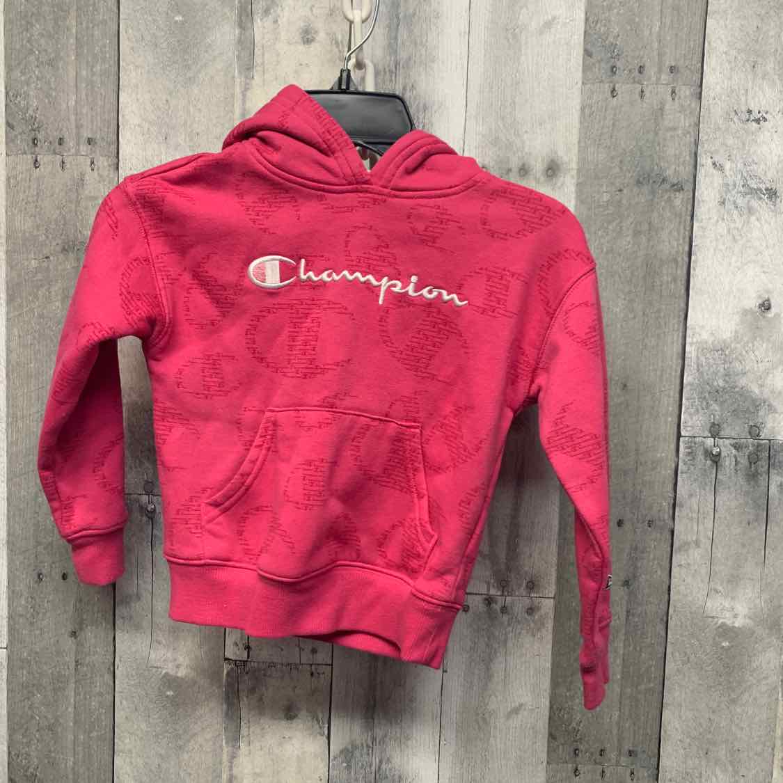 Size 4T Pink Print Champion Pull Over