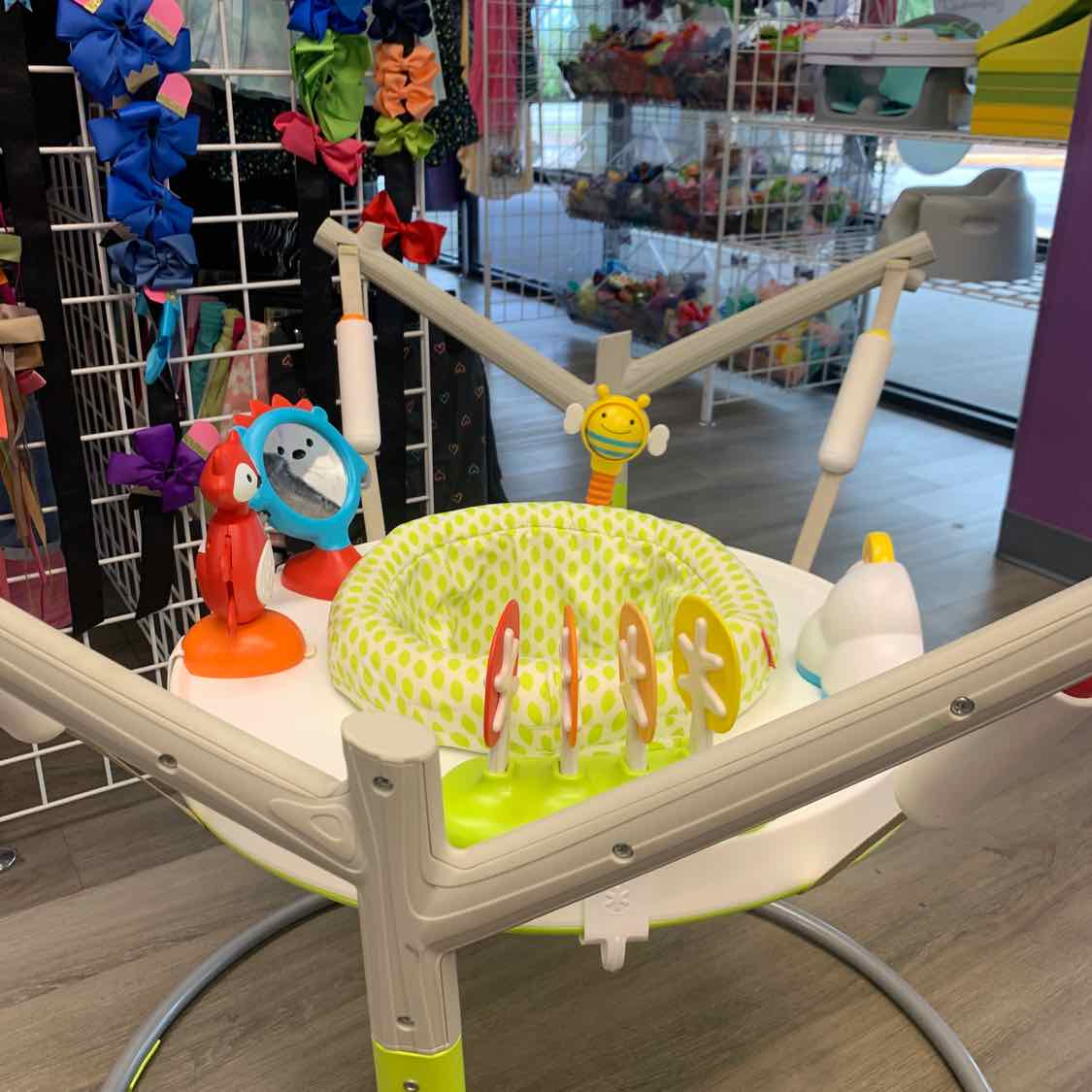 Skip Hop Green/White Animal Jumperoo