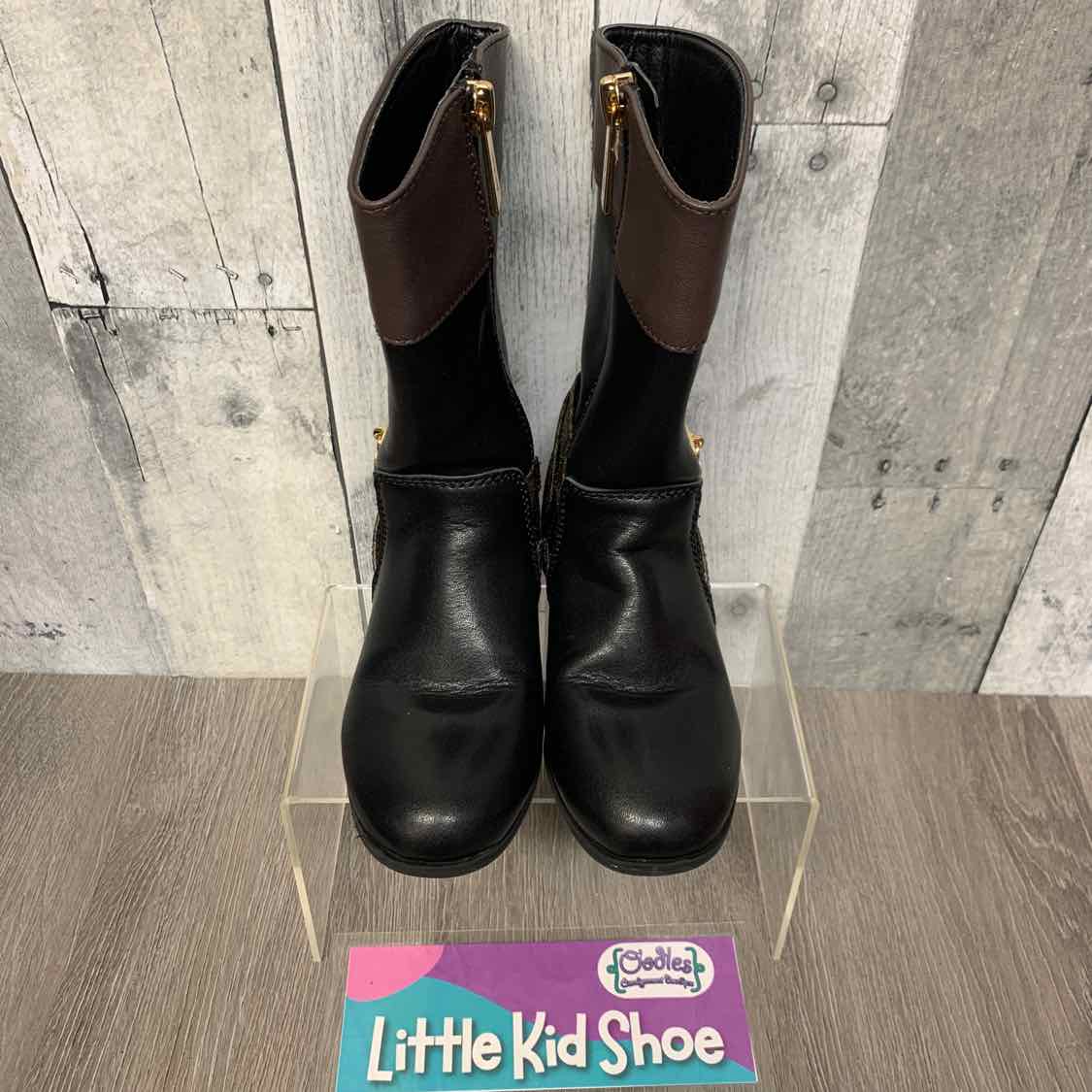 Size 9 Black/Gold Michael Kors Boots