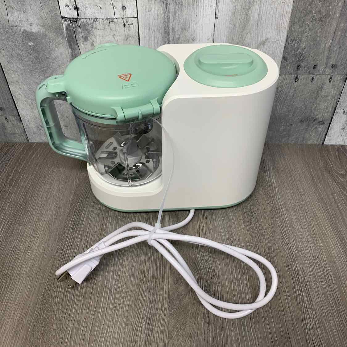MomCozy White/Green Baby Food Maker