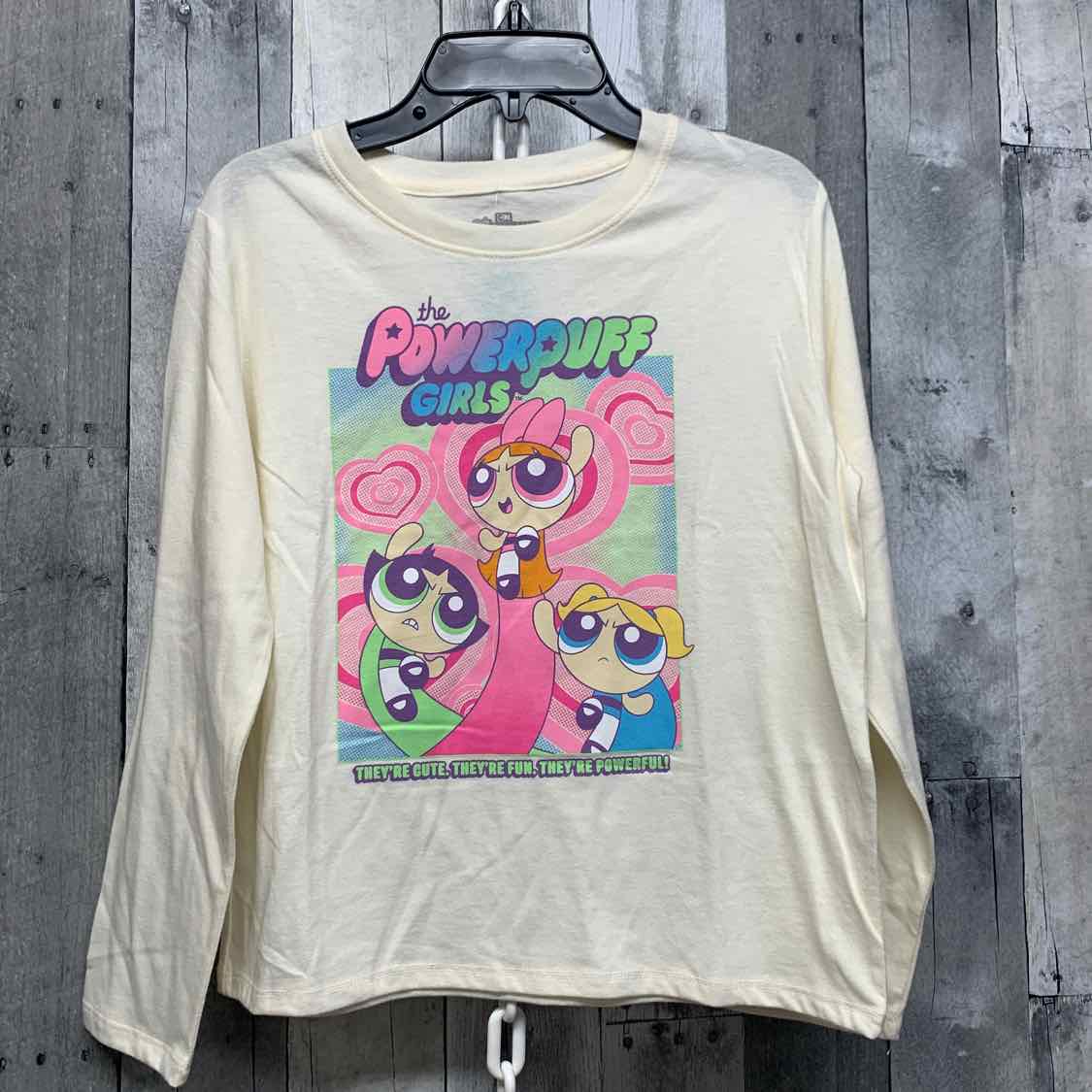 Size 14/16 Ivory Graphic Cartoon Network Long Sleeve Shirt
