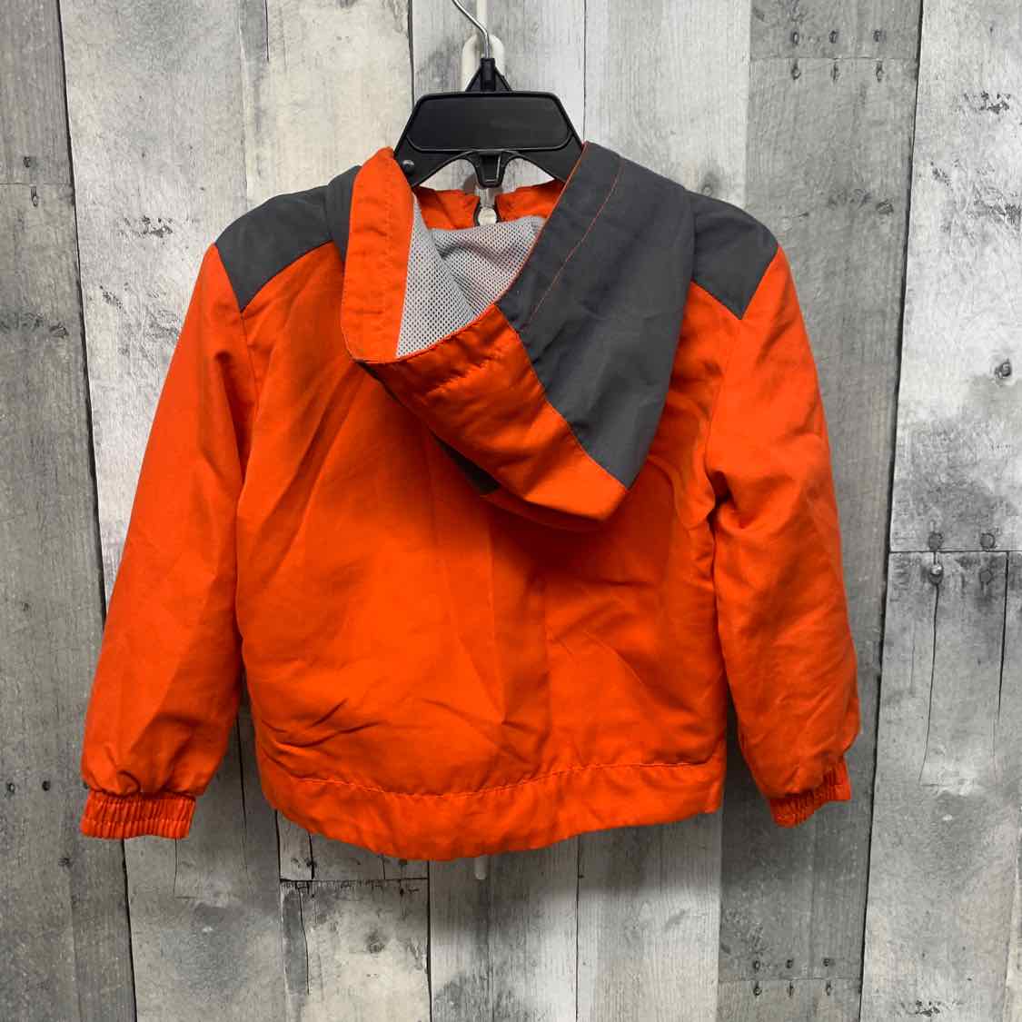 Size 24 Months Orange/Gray Sport Brand Light Jacket