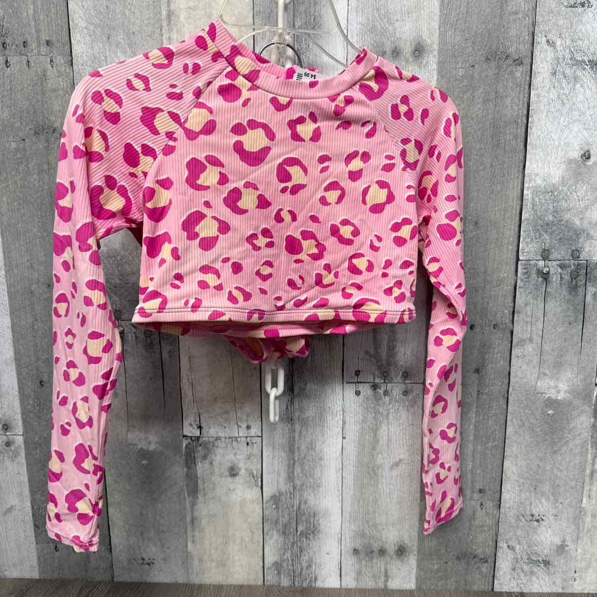 Size 10/12 Pink Print Cat & Jack Swim Suit - 2pc+ - OodlesCB