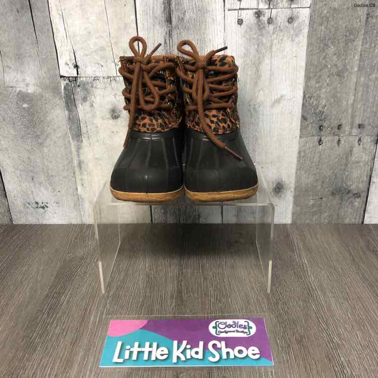 Size 8 Brown Print Sperry Boots