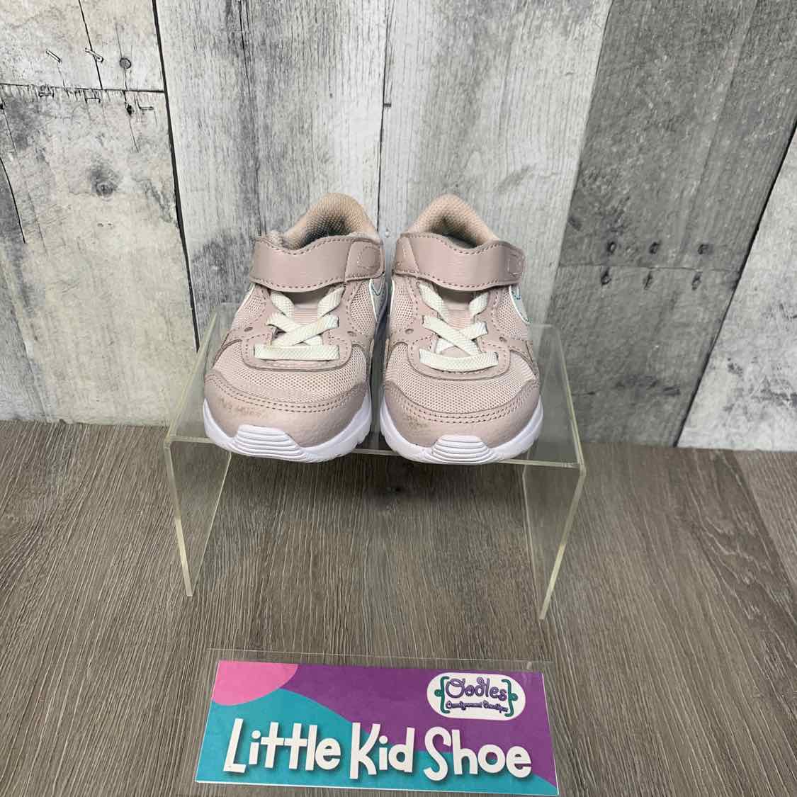 Size 5 Tan/White Sport Brand Sneakers