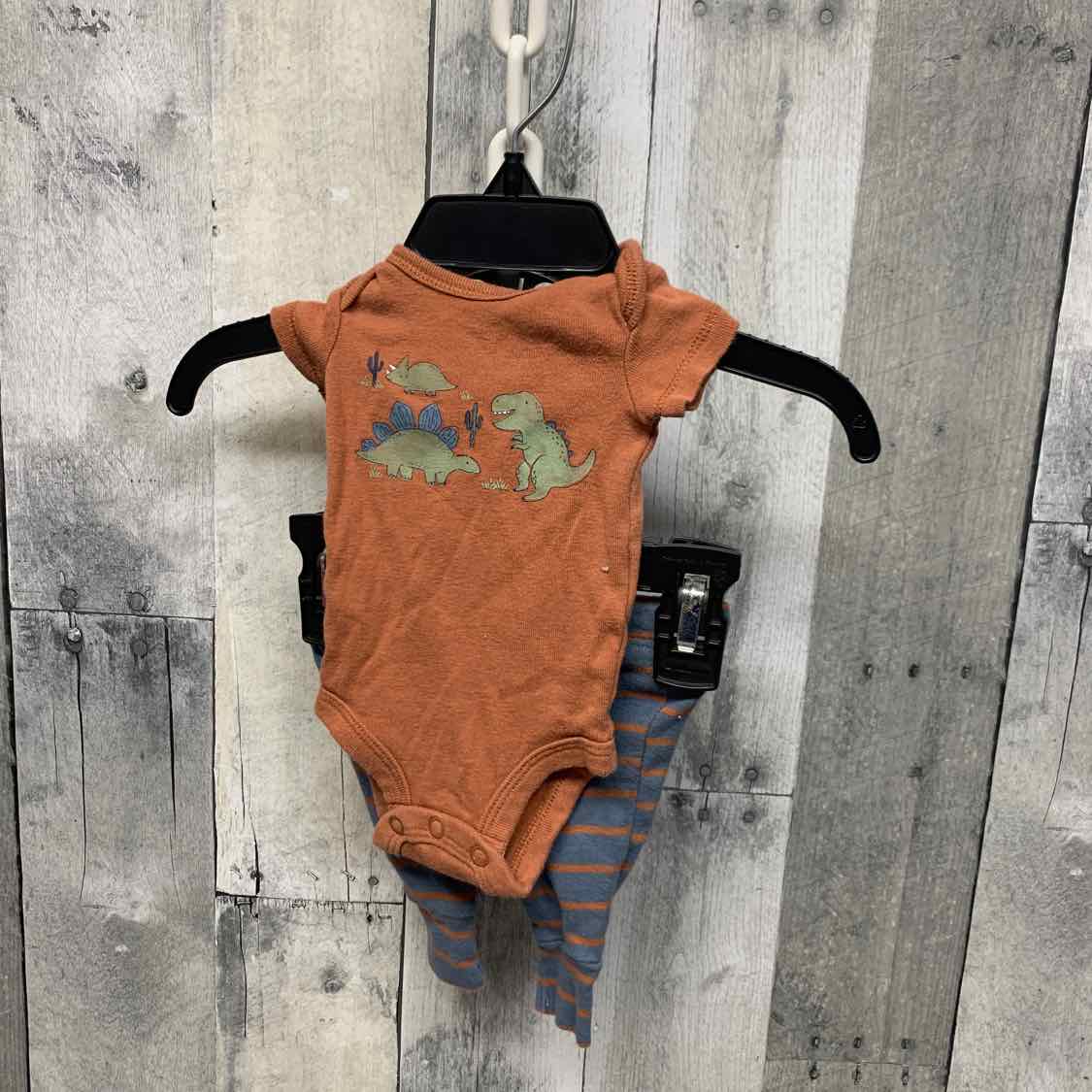 Size Preemie Brown/Blue Gerber Shirt/Pants