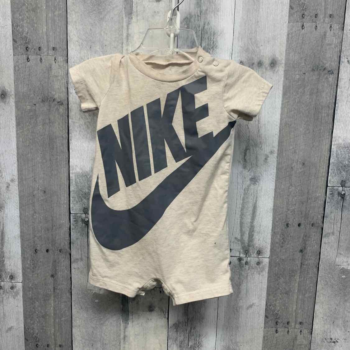 Size 9 Months Tan/Gray Sport Brand Romper