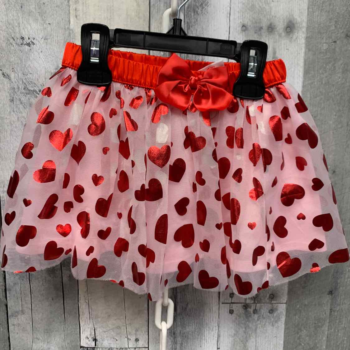 Size 2T Pink/Red Holiday Brands Skirt - Athletic