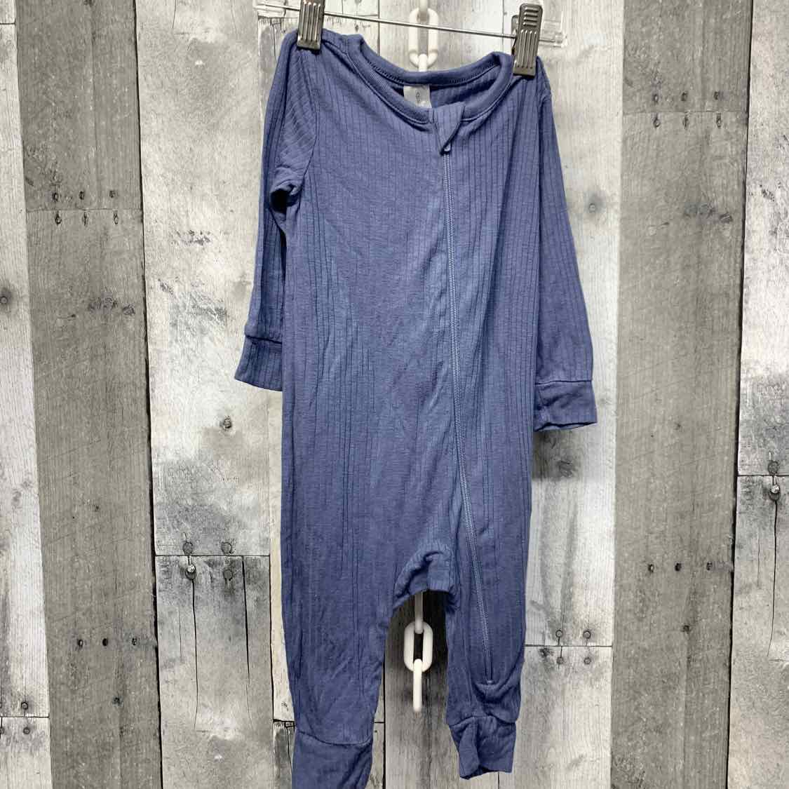 Size 6-9 Months Blue Modern Moments by Gerber Footy PJs