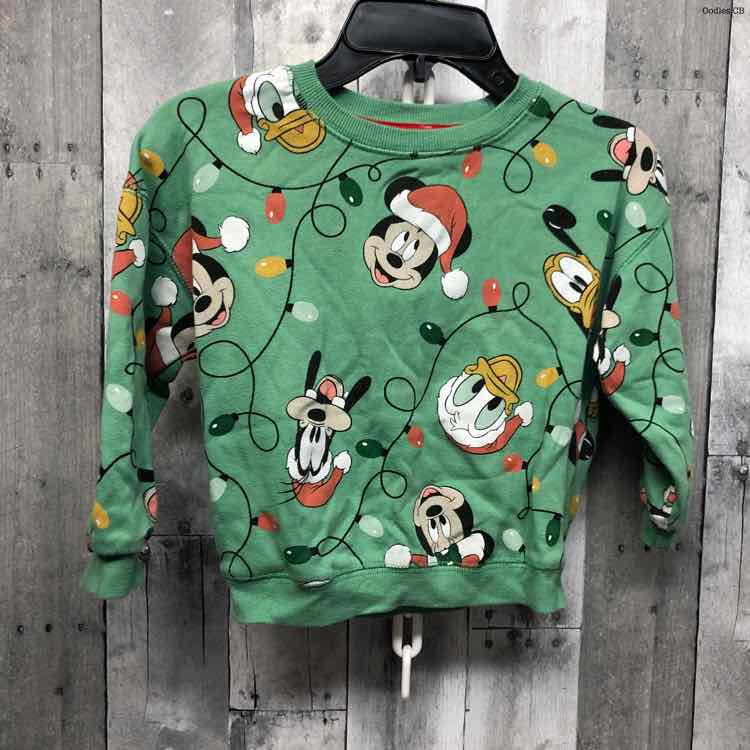 Size 4T Green/Red Disney Pull Over