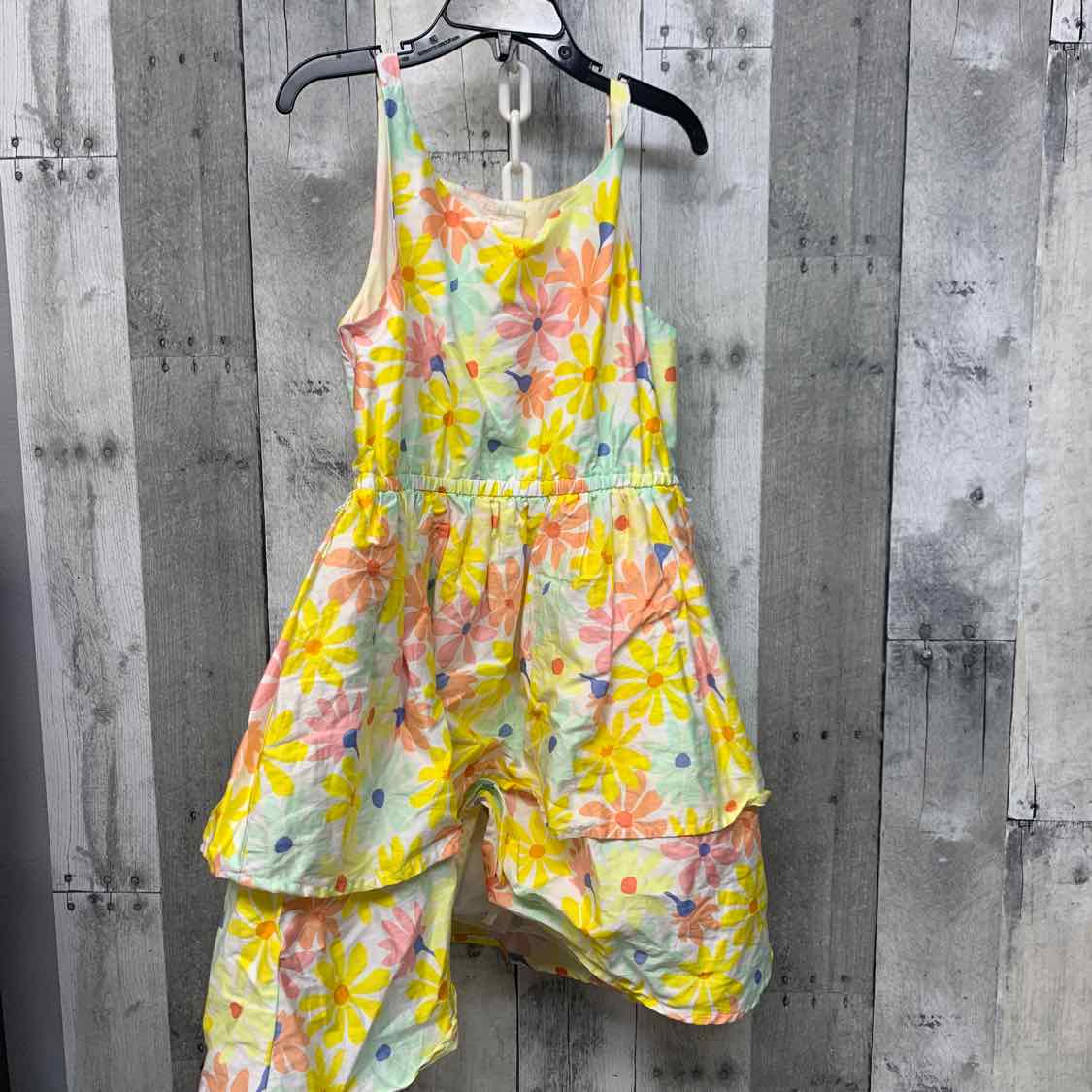 Size 7/8 Yellow Floral Print Cat & Jack Dress