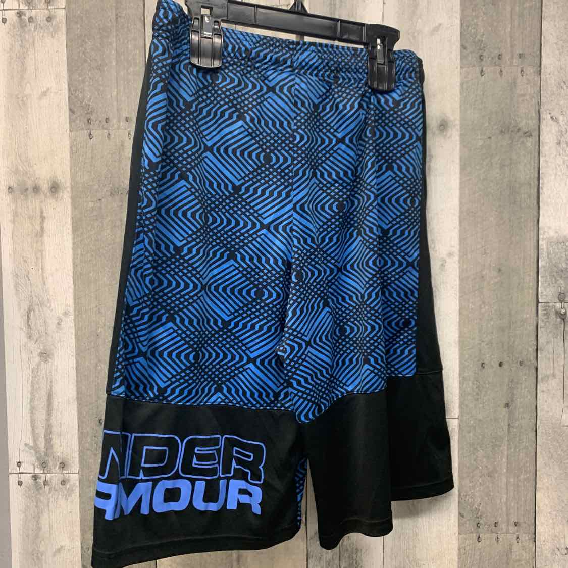 Size XLarge Black/Blue Sport Brand Shorts - Athletic