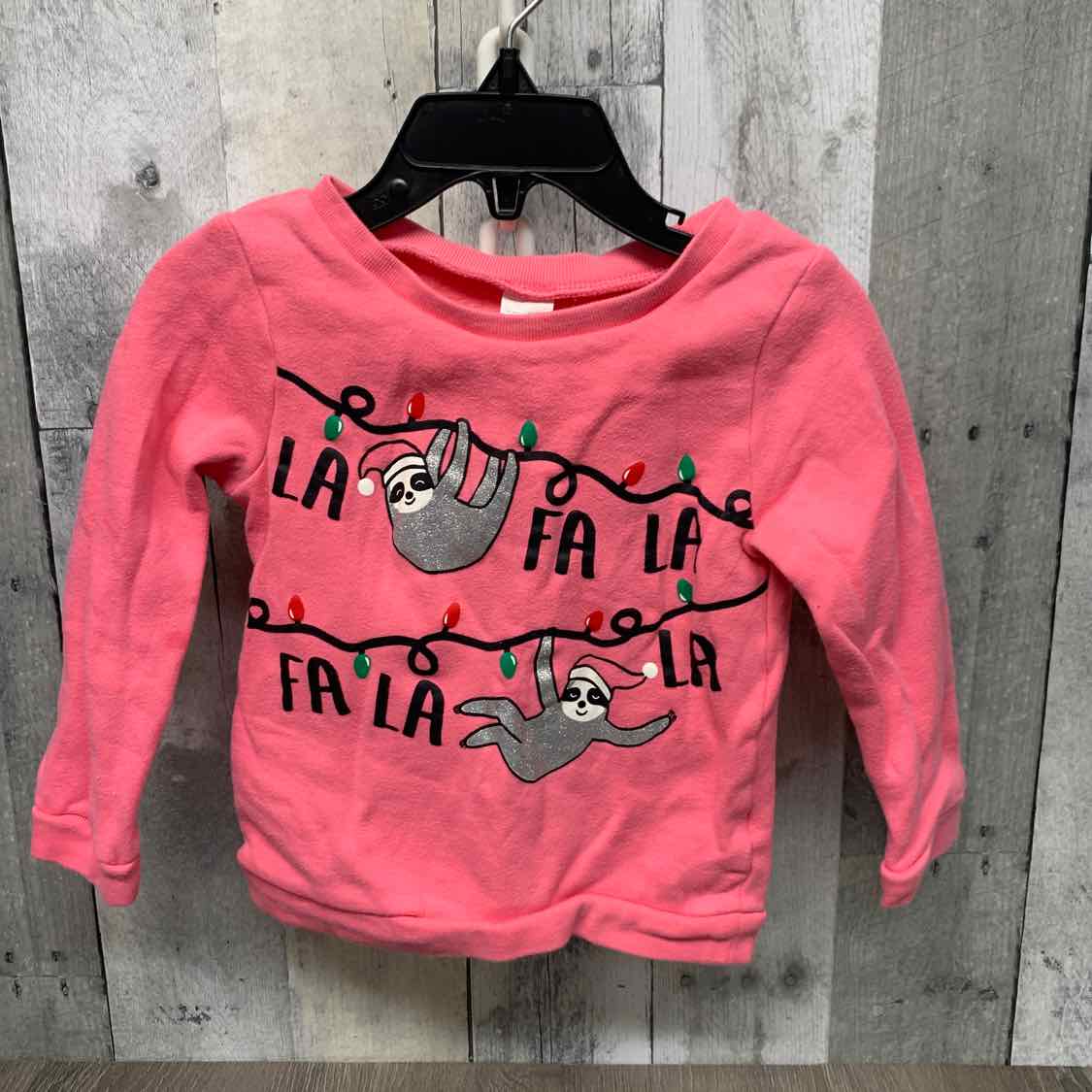Size 2T Hot Pink Carter's Long Sleeve Shirt