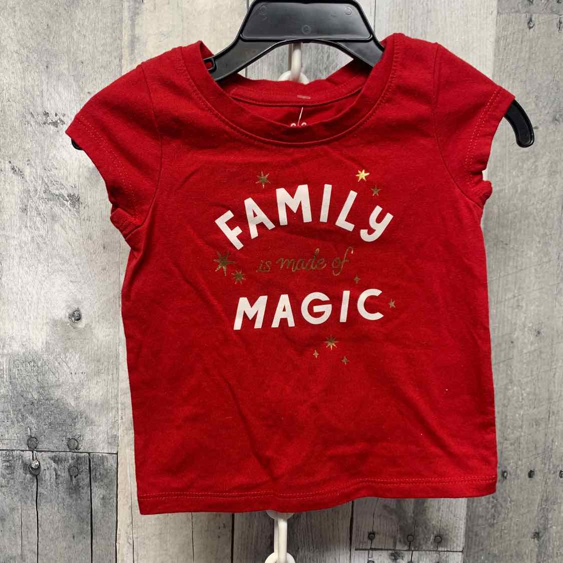Size 12 Months Red Graphic Cat & Jack T Shirt