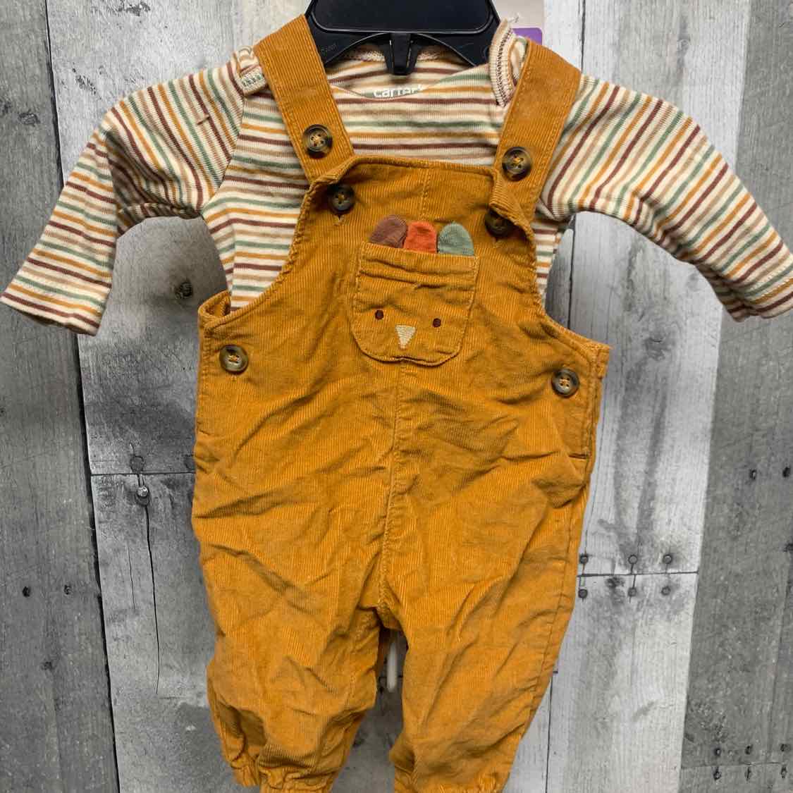 Size Newborn Orange/Green Just One You Shirt/Pants