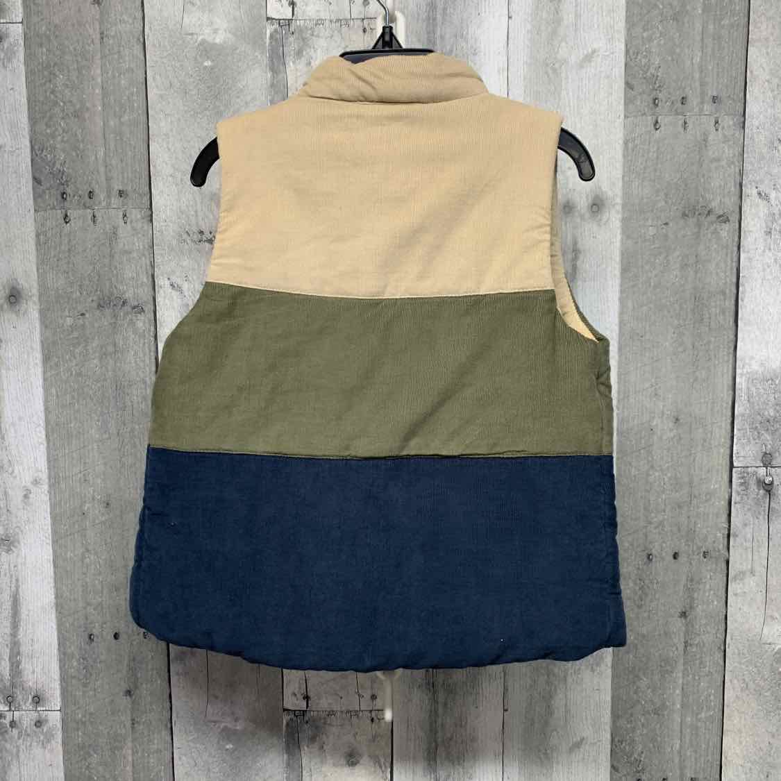 Size 3T Tan/Navy B Brand Vest - Outer