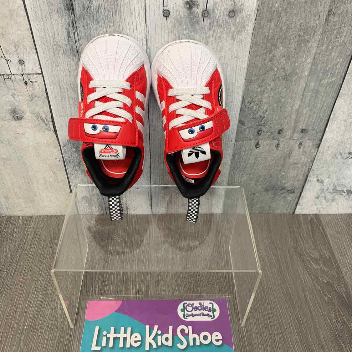Size 5 Red/White Sport Brand Sneakers