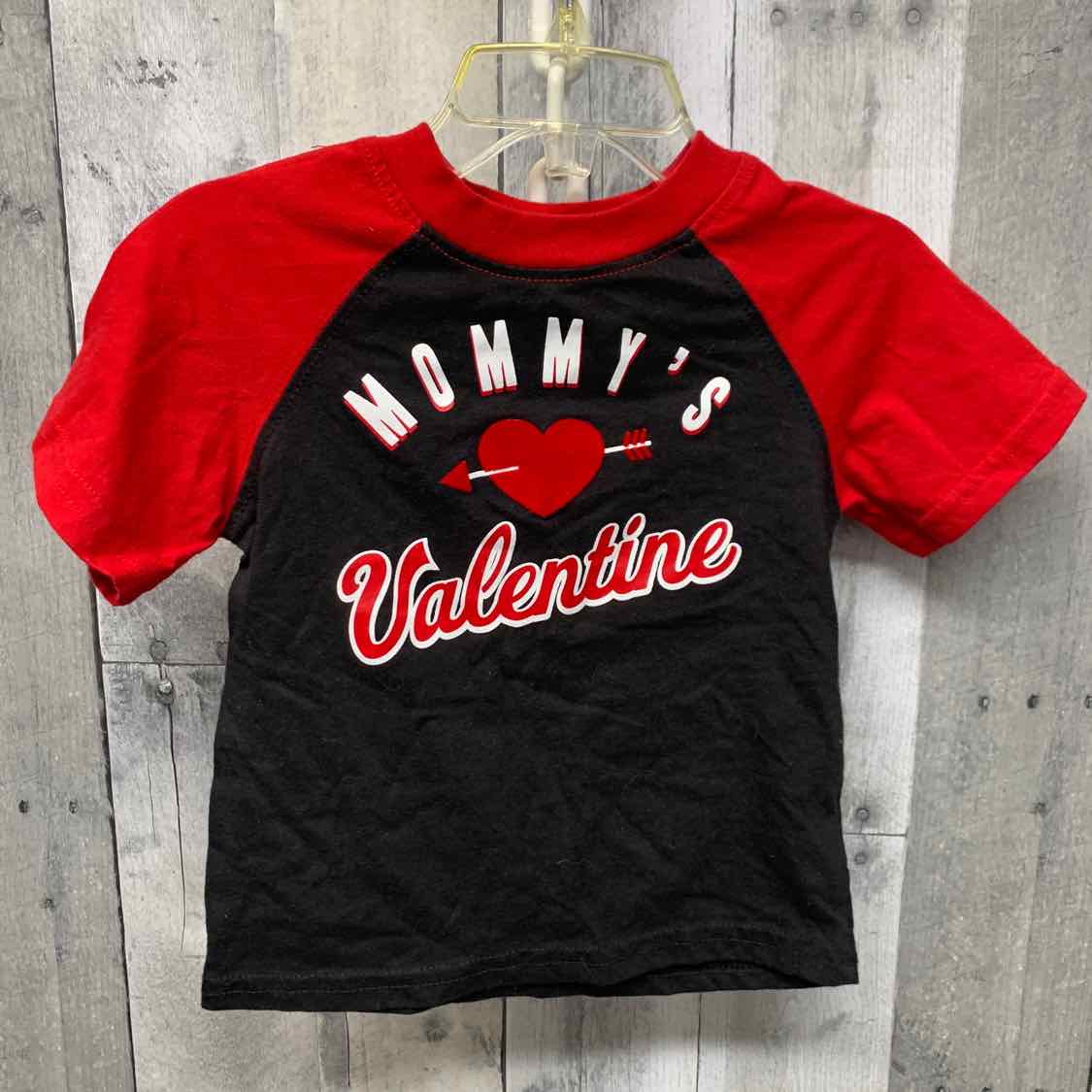 Size 2T Black/Red Holiday Brands T Shirt