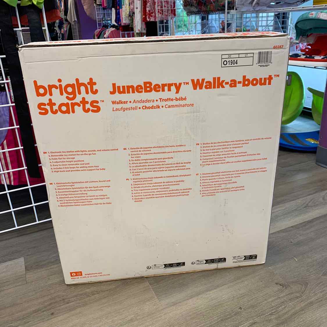 Bright Starts Pink Walker
