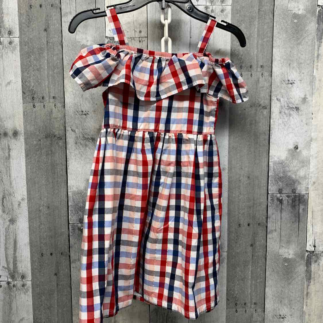 Size 6 Red/Blue Members Mark Dress