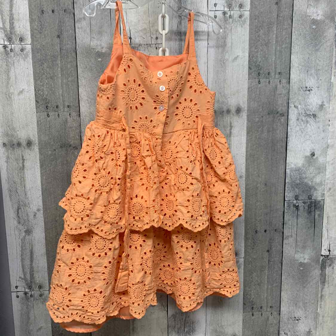 Size 6 Orange Blueberi Boulevard Dress