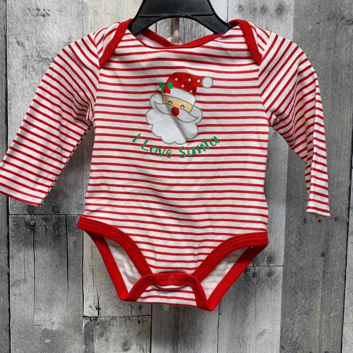 Size 6 Months White Striped Baby Essentials Bodysuit