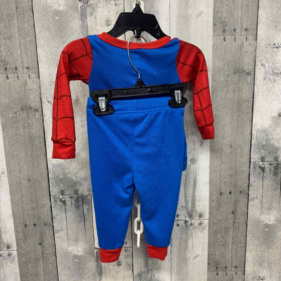 Size 12 Months Blue/Red Spiderman 2pc PJs