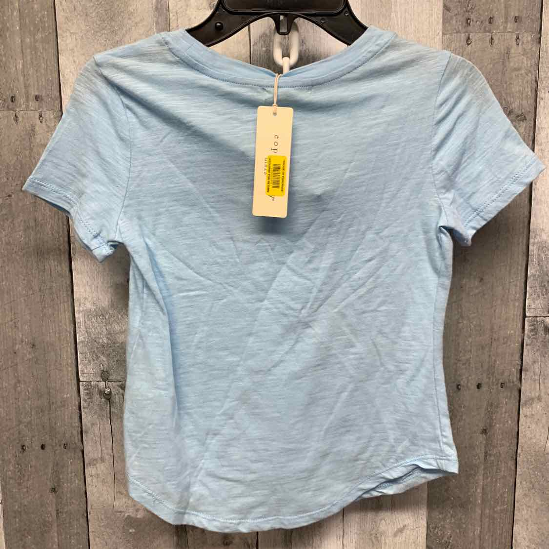 Size 8/10 Blue Copper Key Short Sleeve Shirt