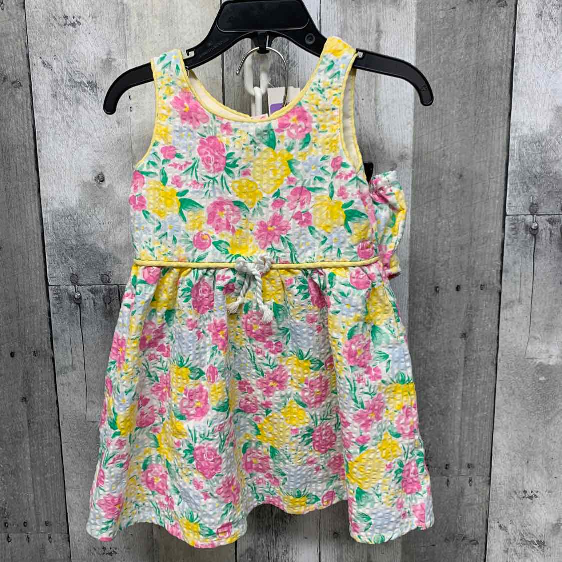 Size 18 Months Yellow/Pink Btween 2pc Dress