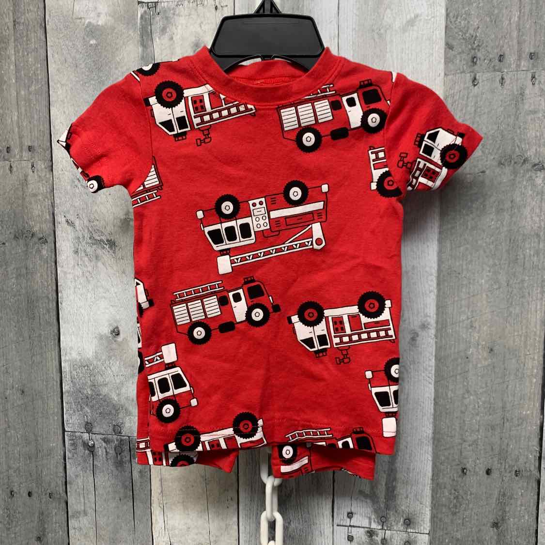 Size 18 Months Red Print Carter's 2pc PJs